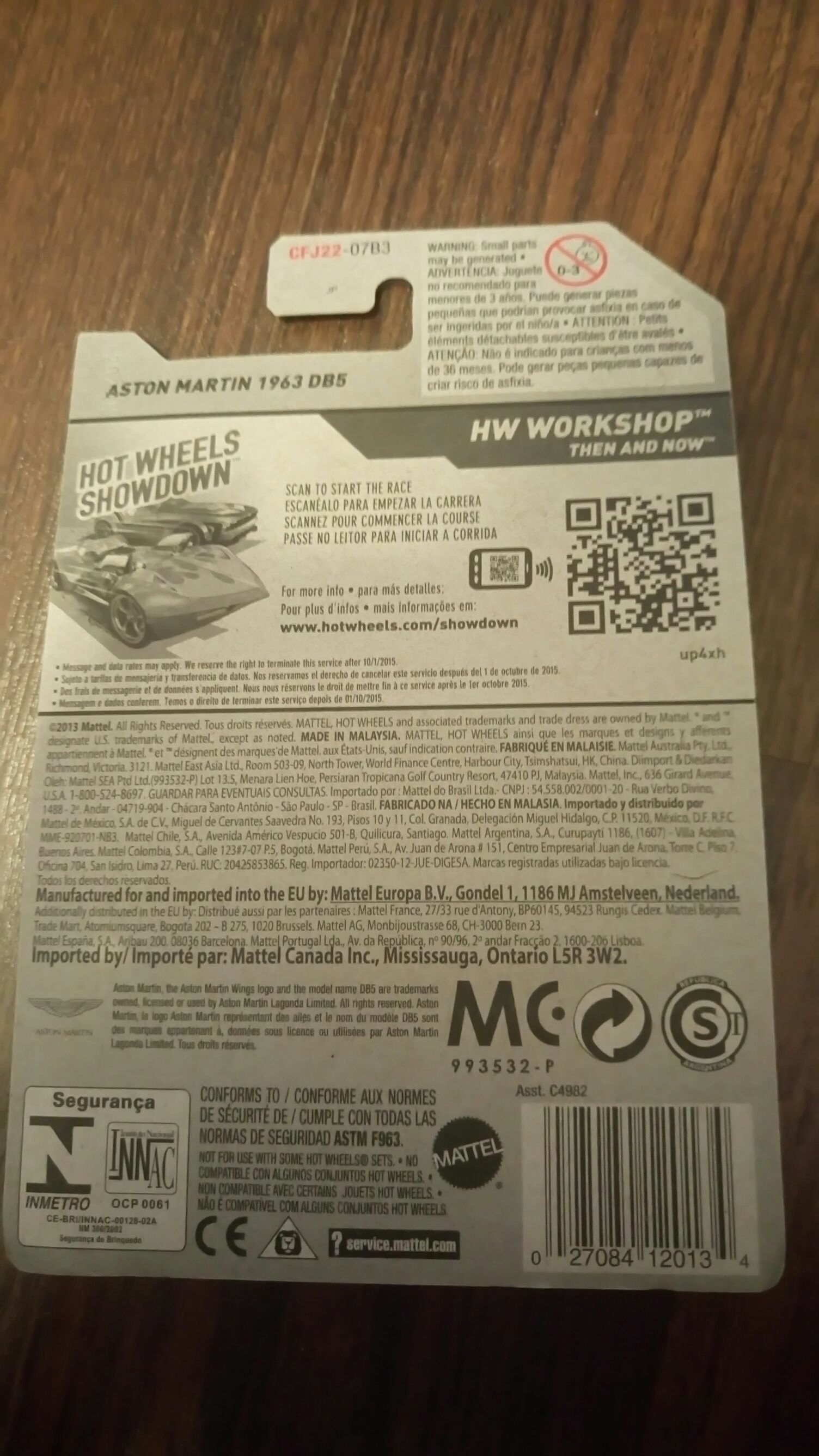 Hotwheels Aston Martin 1963 DB5 - HW WORKSHOP toy car collectible - Main Image 2