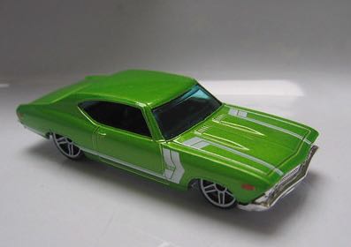 1969 Chevelle SS 396 - 2009 - HW MUSCLE MANIA toy car collectible - Main Image 3