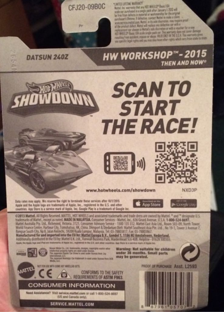 Datsun 240Z - 2015 - HW WORKSHOP - THEN AND NOW toy car collectible - Main Image 2
