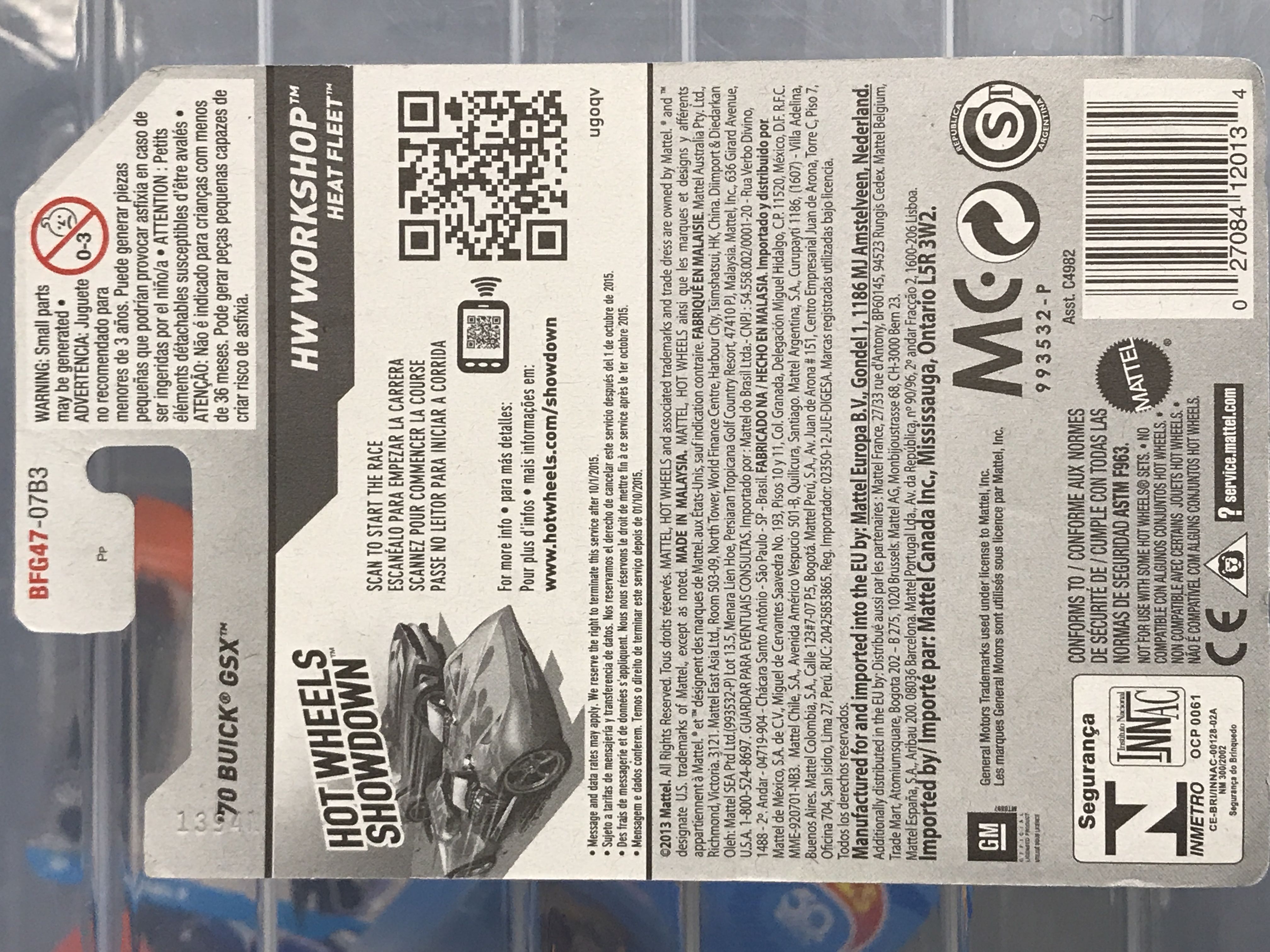 ’70 Buick GSX - HW Workshop/Heat Fleet toy car collectible - Main Image 2