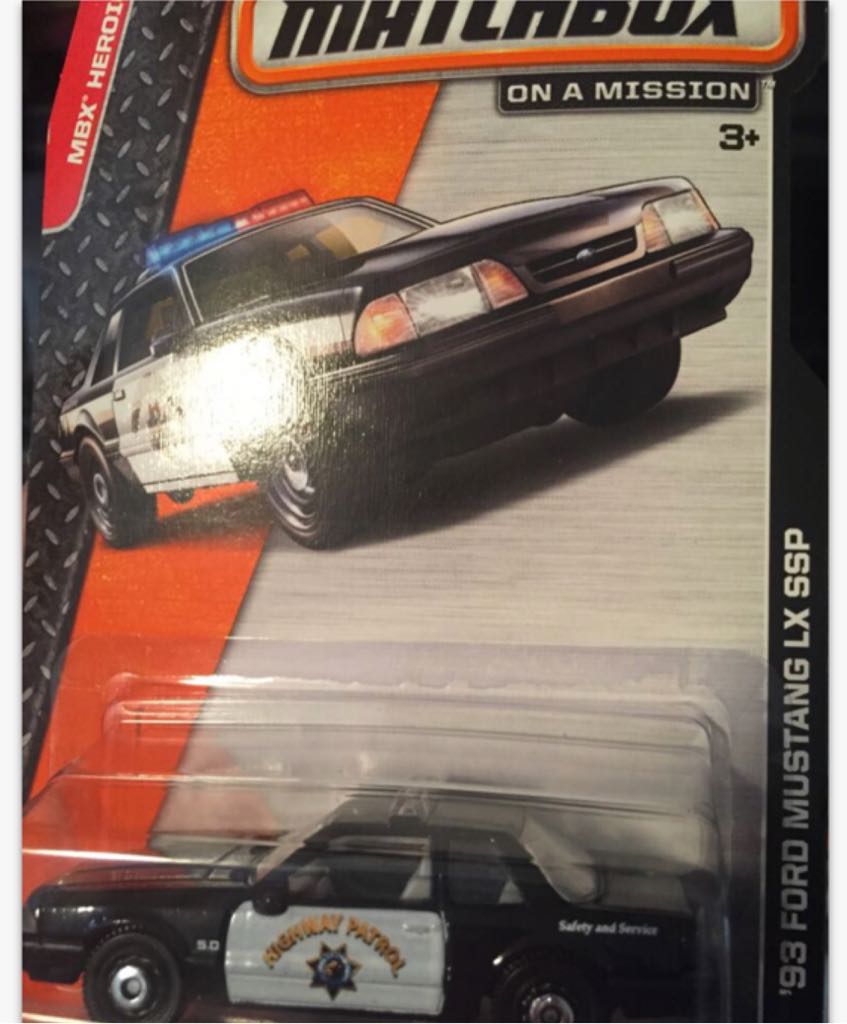 Ford Mustang LX SSP ‘93 - Matchbox toy car collectible - Main Image 2
