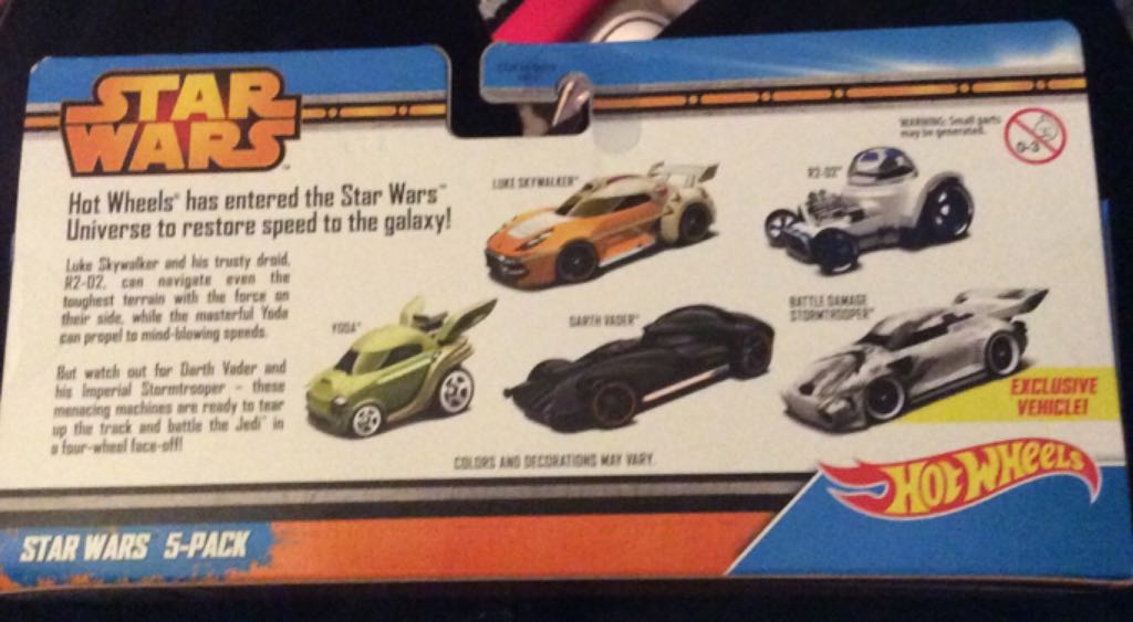 Starwars 5-Pack - 2014 Star Wars Character Series toy car collectible - Main Image 2