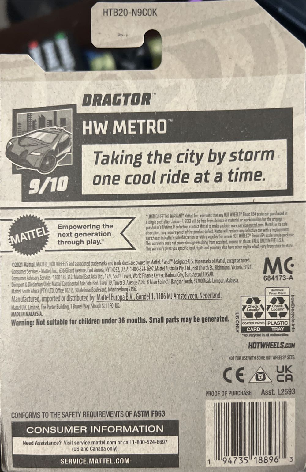 Dragtor  toy car collectible - Main Image 2