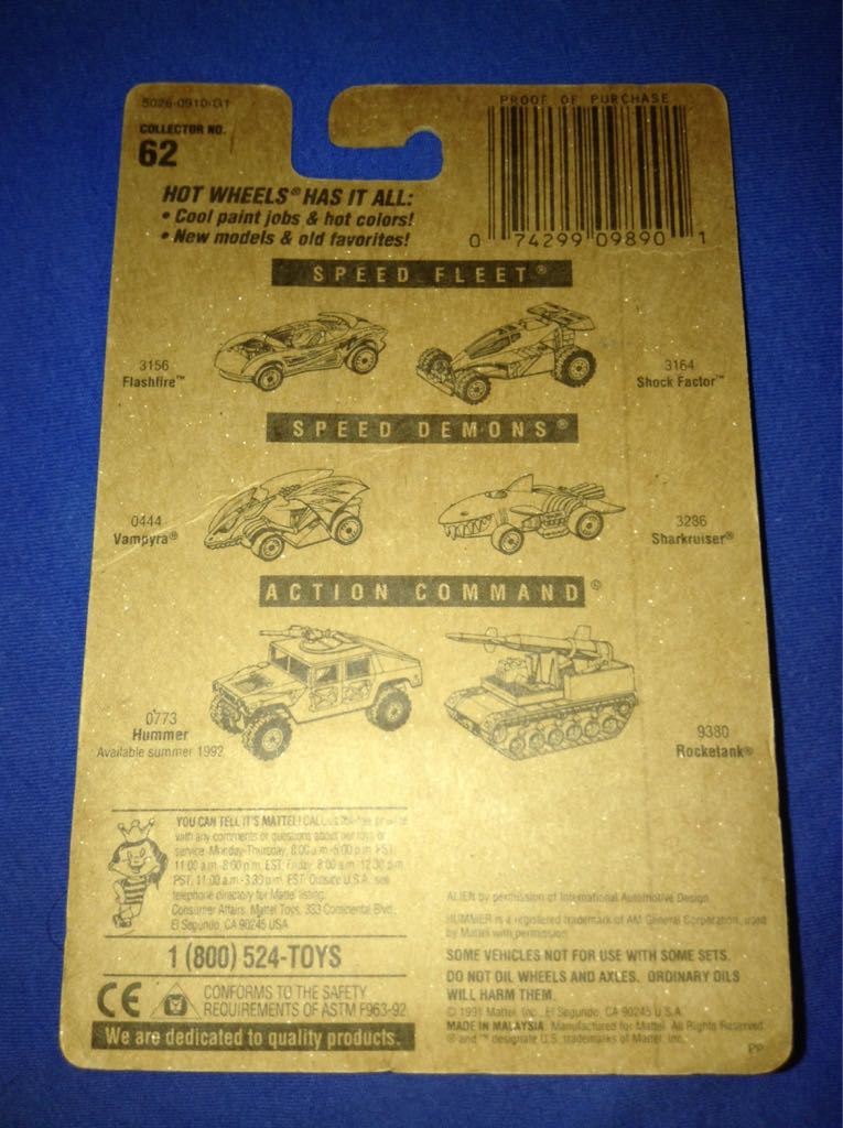 Alien - Mainline toy car collectible - Main Image 2