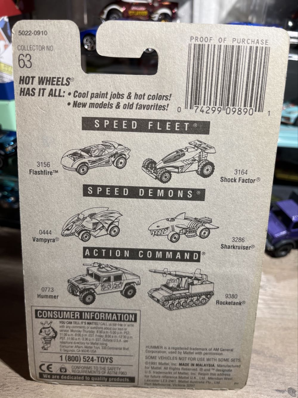 Radar Ranger - Blue Card toy car collectible - Main Image 3