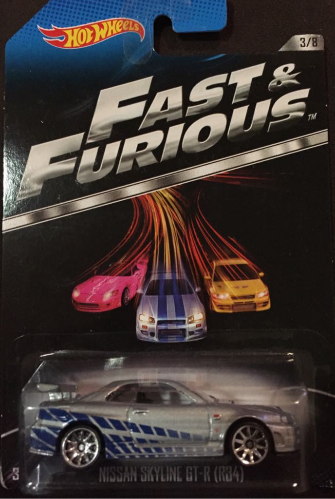 Nissan Skyline GT-R (R34) - Fast & Furious toy car collectible - Main Image 1