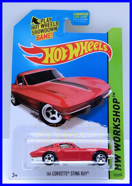 ’64 Corvette Sting Ray - HW Workshop - 2014 toy car collectible - Main Image 2