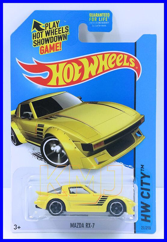 1983 Mazda RX-7 - HW City: Night Burnerz toy car collectible - Main Image 2