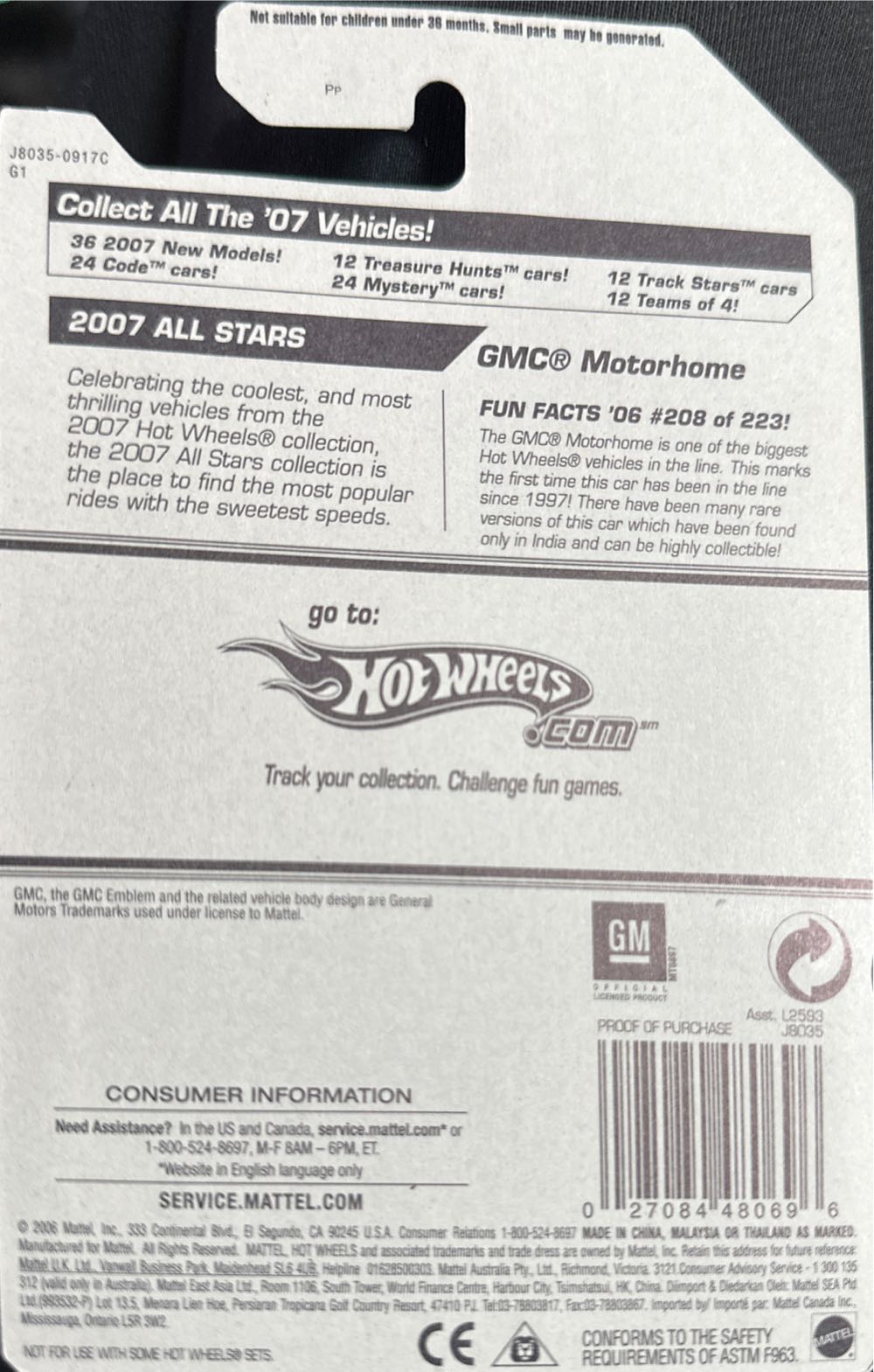 GMC Motorhome - toy car collectible - Main Image 3