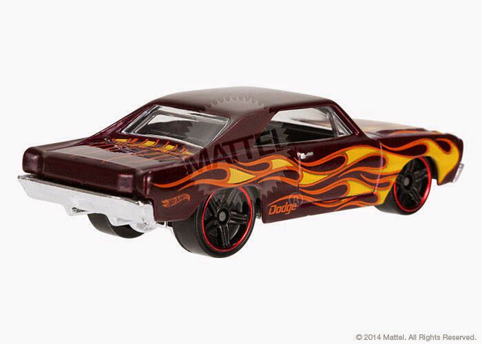 ’74 Brazilian Dodge Charger (G) - 2015 HW Workshop - Heat Fleet toy car collectible - Main Image 2