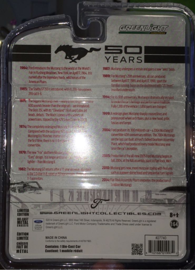 Greenlight 1965 Ford Mustang GT - Greenlight Collectibles toy car collectible - Main Image 2