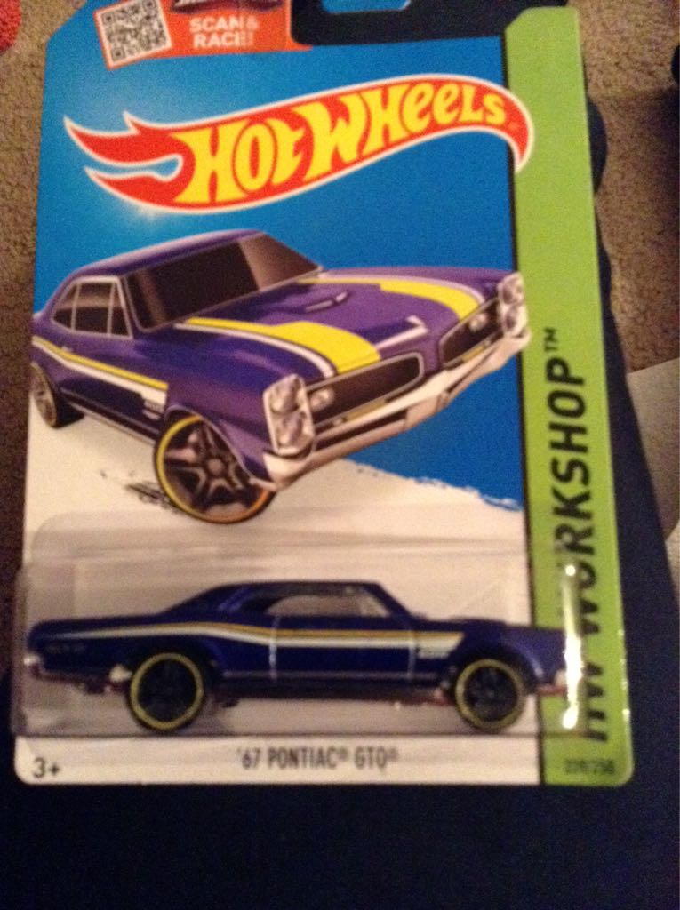 67 Pontiac Gto 2015 - ’15 HW Workshop toy car collectible - Main Image 1