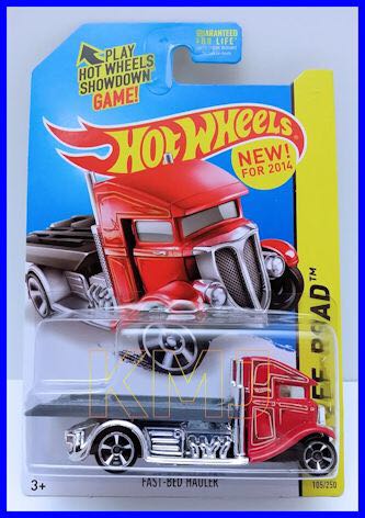 FAST-BED HAULER - 0025 - HW Off-Road - 2014 toy car collectible - Main Image 2