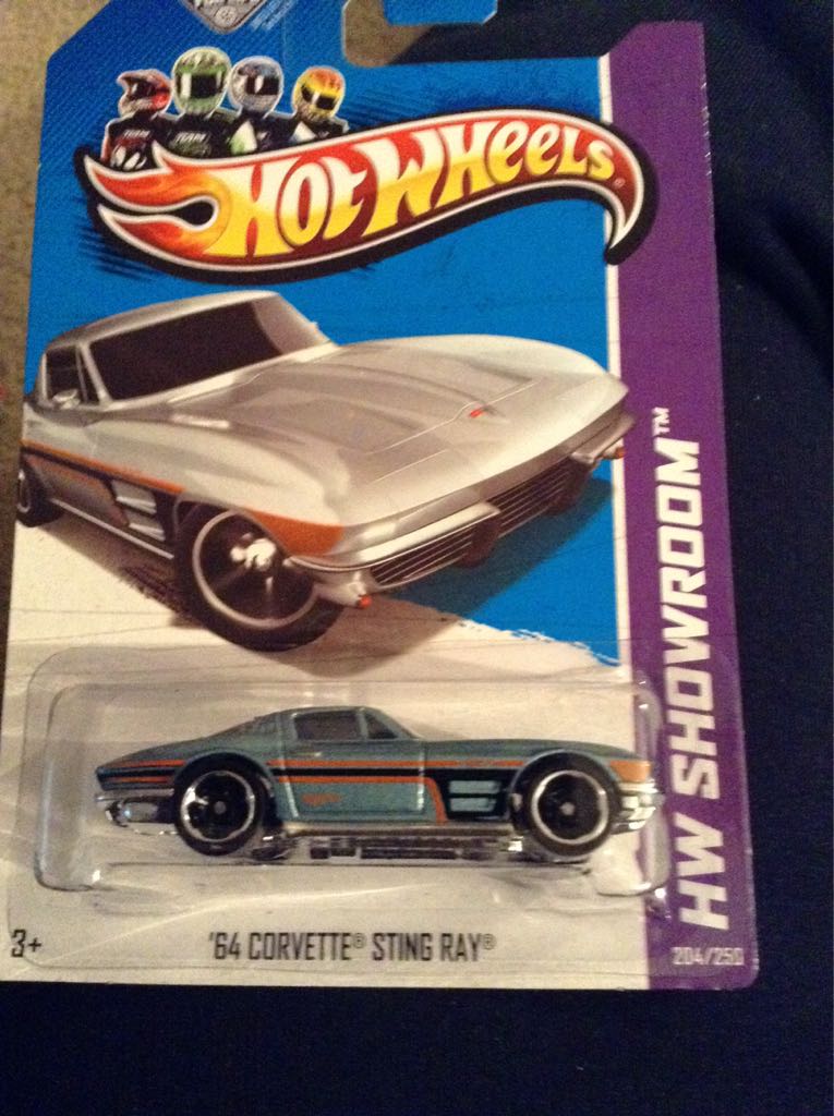 ’64 Corvette Stingray - ’13 HW Showroom toy car collectible - Main Image 1