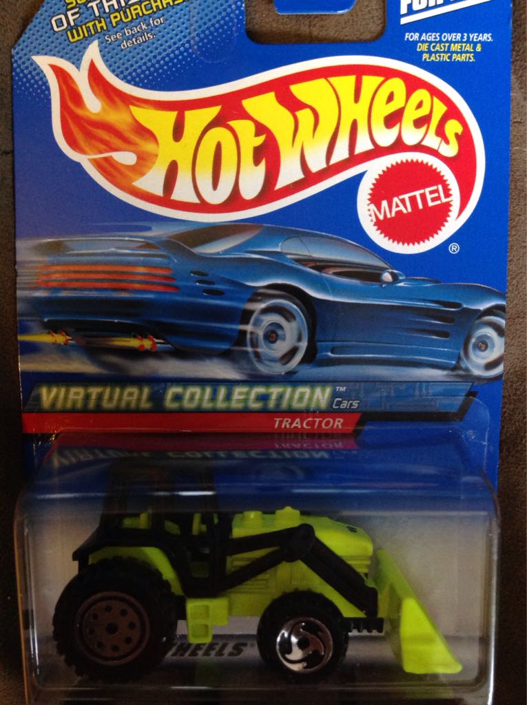*’Tractor’, Fl Yellow & Black - Virtual Collection Cars toy car collectible - Main Image 1