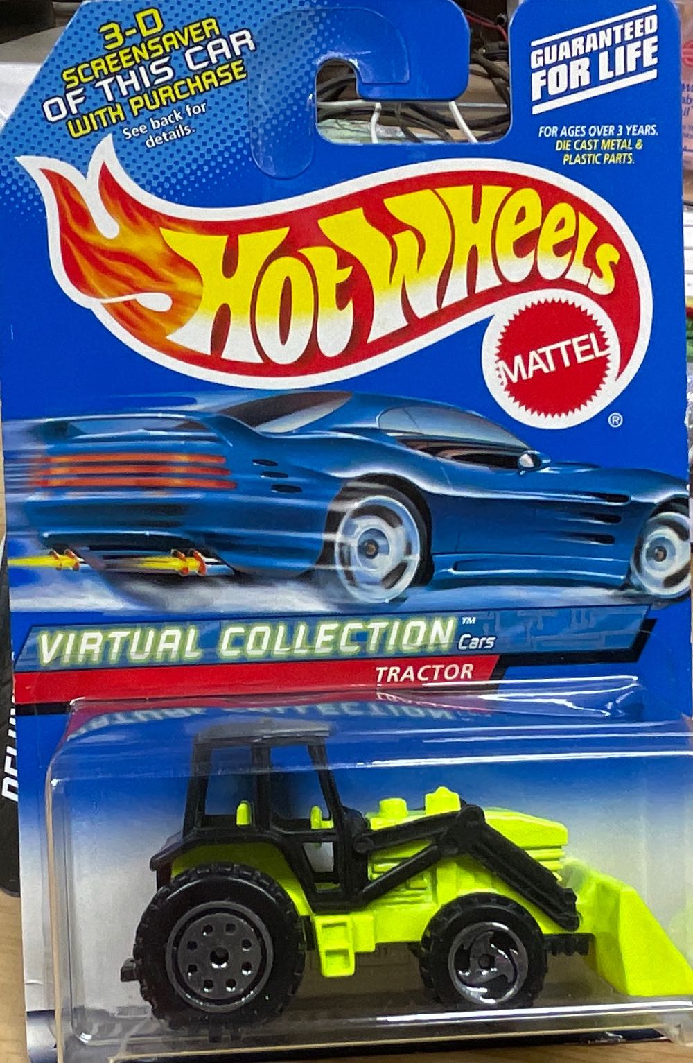 *’Tractor’, Fl Yellow & Black - Virtual Collection Cars toy car collectible - Main Image 2