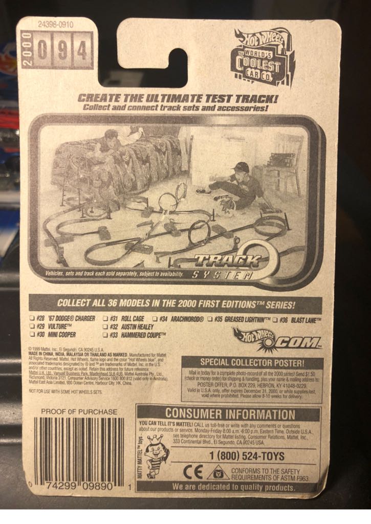 Arachorod - 2000 First Editions toy car collectible - Main Image 2