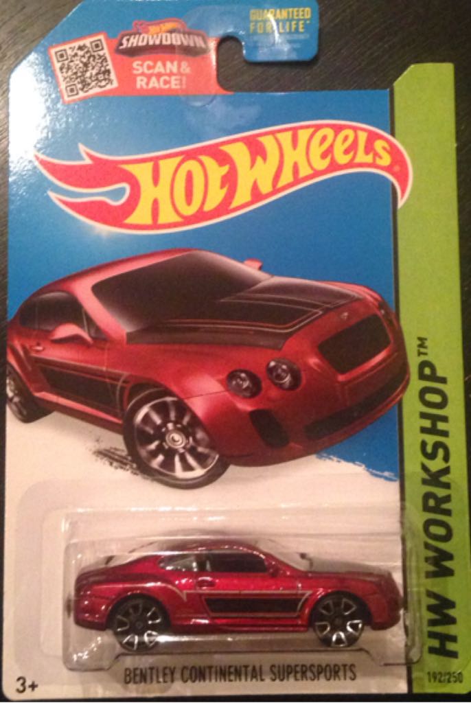 Bentley Continental Supersports - 2015 HW Workshop - Speed Team toy car collectible - Main Image 1