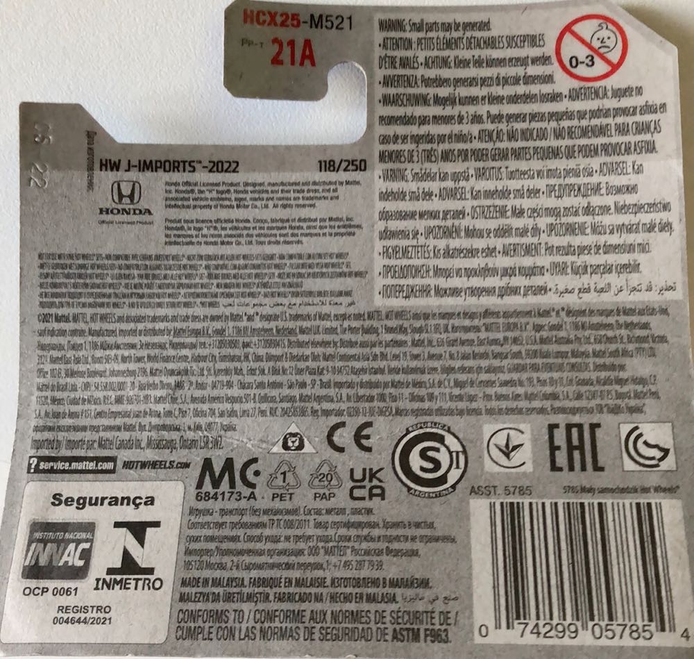 Honda S2000 - HW J-Imports toy car collectible - Main Image 2