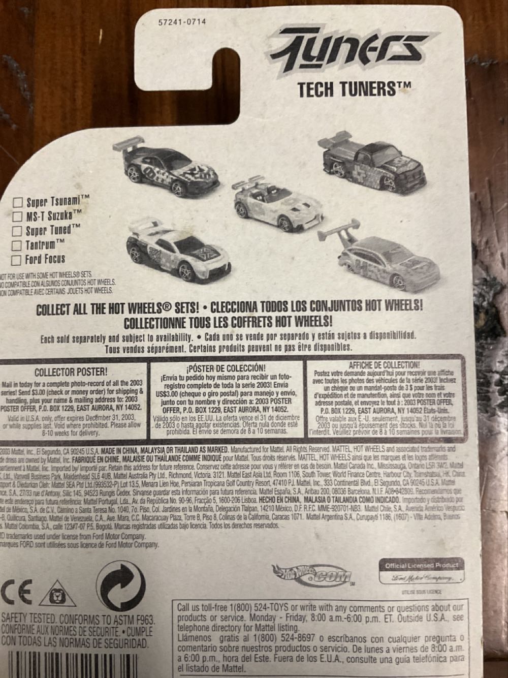 Ford Focus - 2003 Tech Tuners toy car collectible - Main Image 2