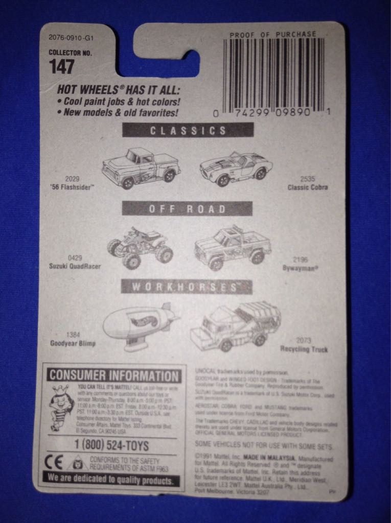 Tank Truck - Mainline toy car collectible - Main Image 2