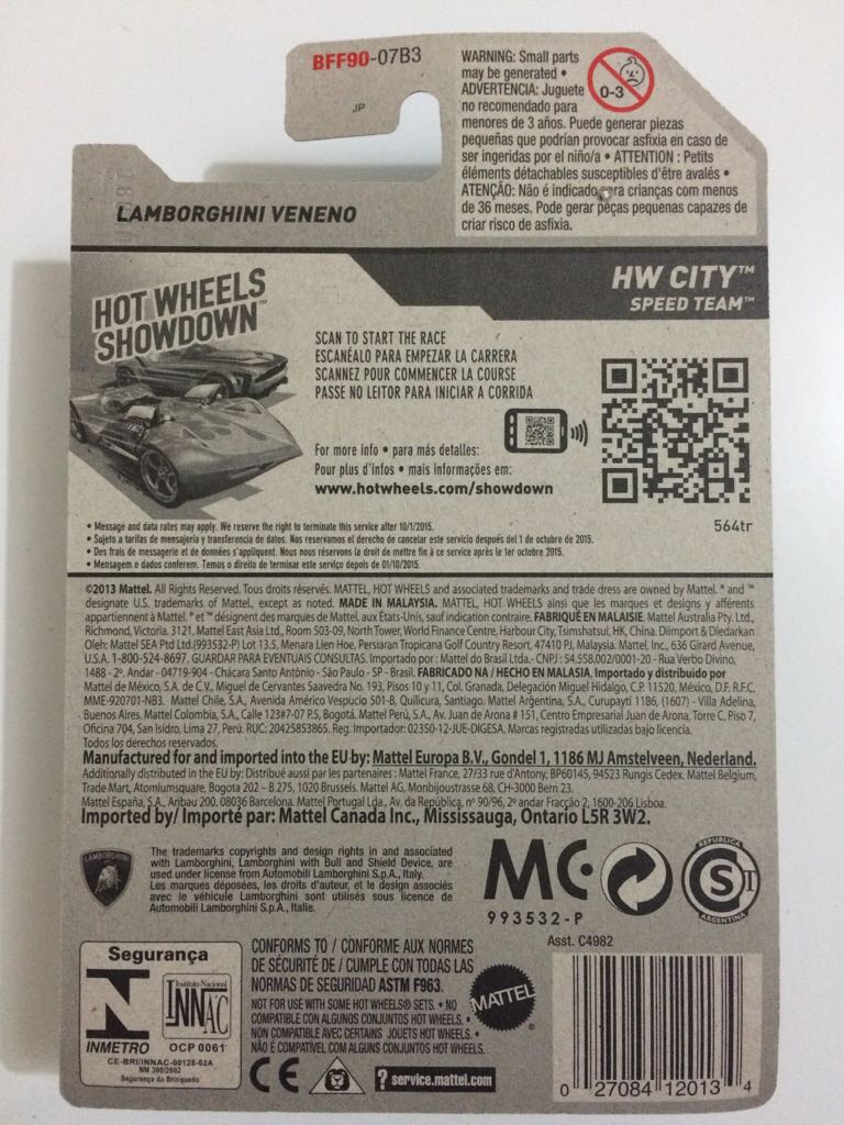 Lamborghini Veneno - Speed Team toy car collectible - Main Image 2