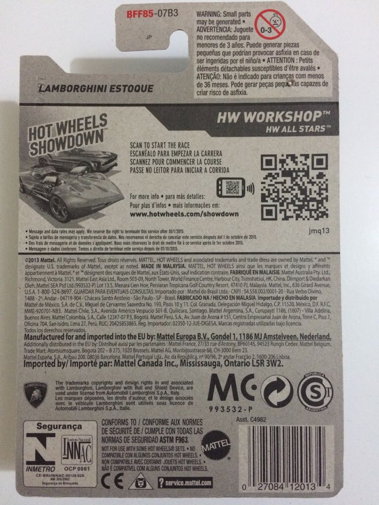 Lamborghini Estoque - HW WORKSHOP toy car collectible - Main Image 2