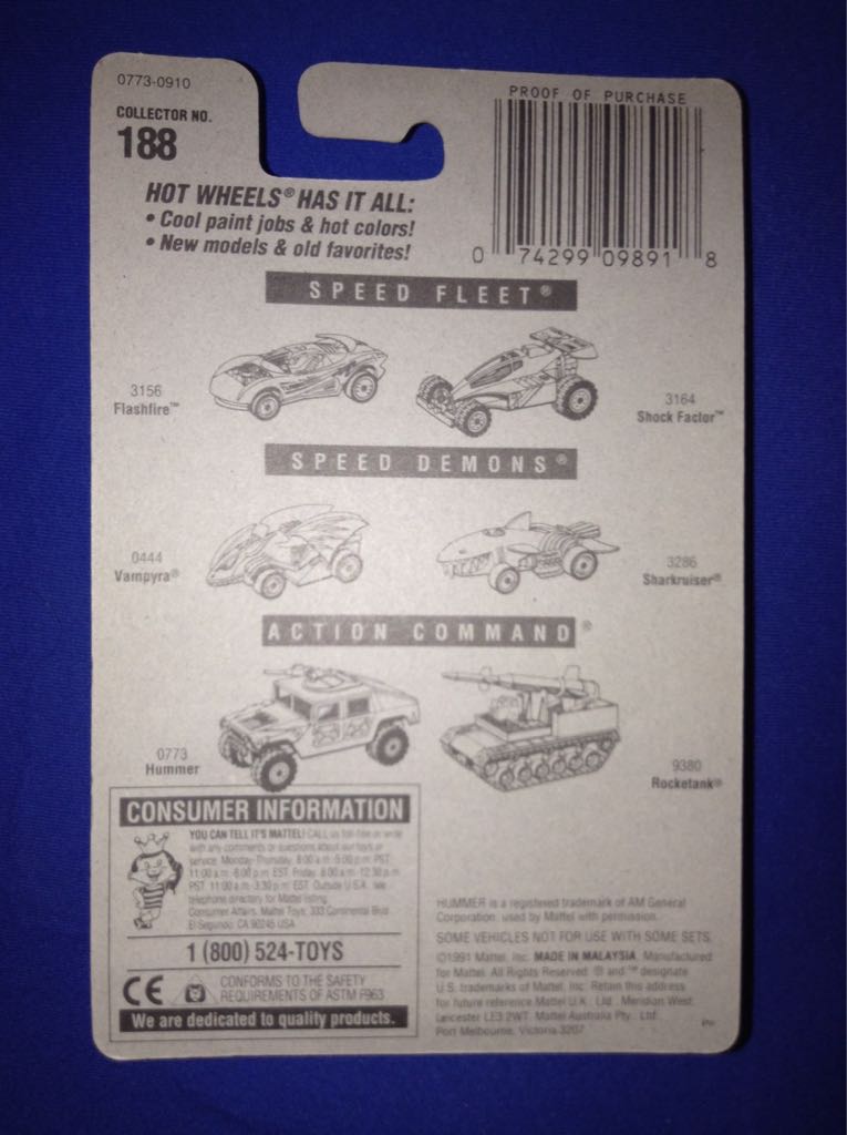 Hummer - Mainline toy car collectible - Main Image 2
