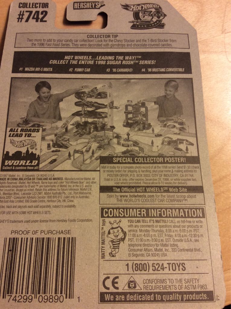 Hershey’s - Sugar Rush Series toy car collectible - Main Image 2