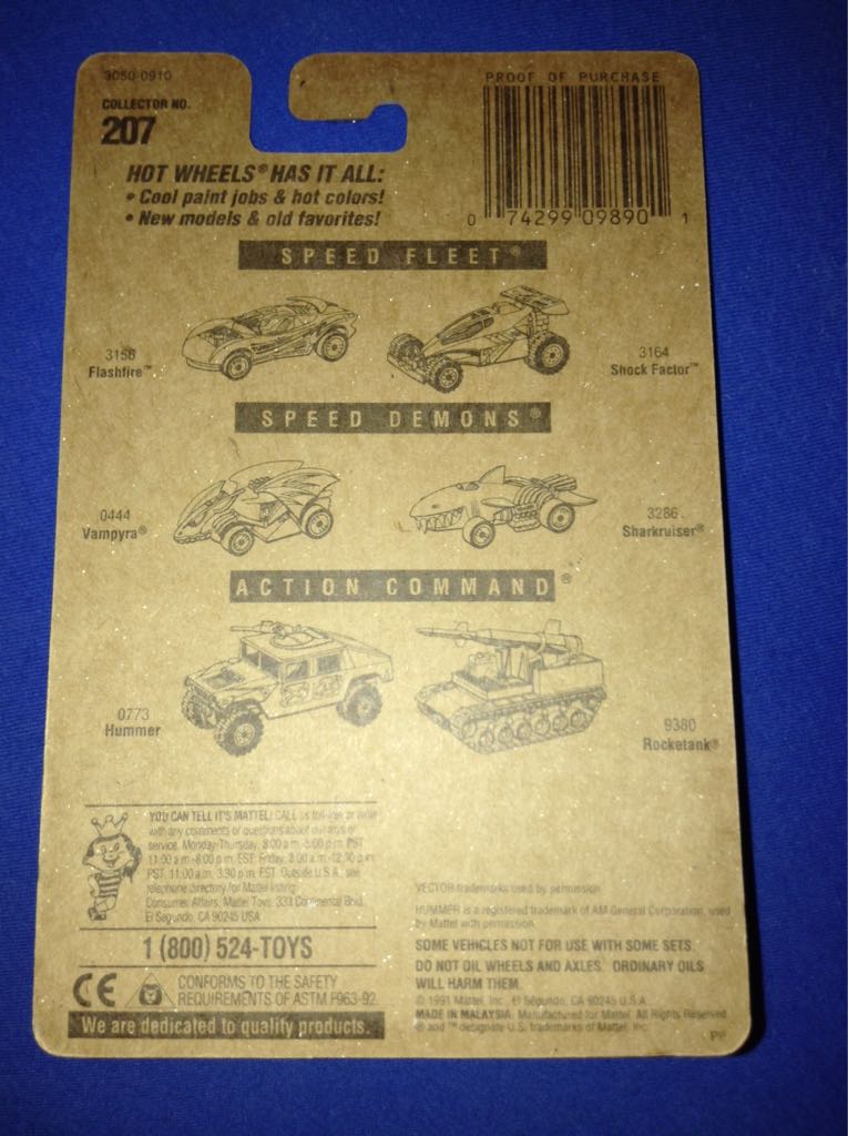 Vector ”Avtech” WX-3 - Mainline toy car collectible - Main Image 2