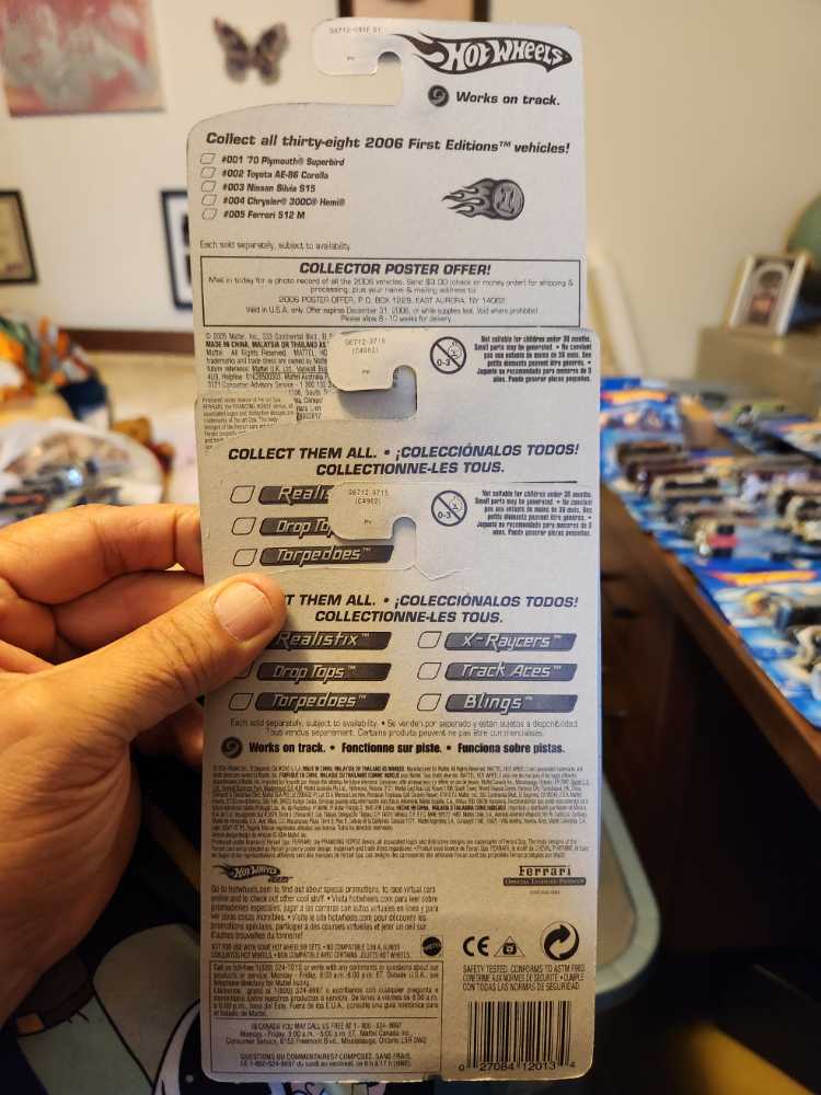 Ferarri 360 Modena - Red - ‘05 First Edition X-Raycers toy car collectible - Main Image 4