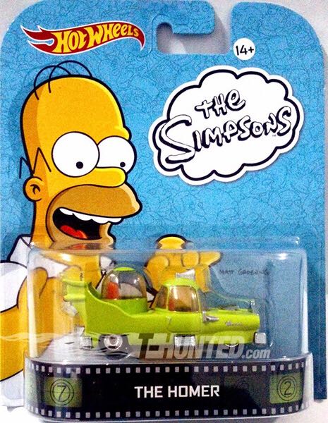 The Simpsons-The Homer - Retro Entertainment Series Hot Wheels toy car collectible - Main Image 2