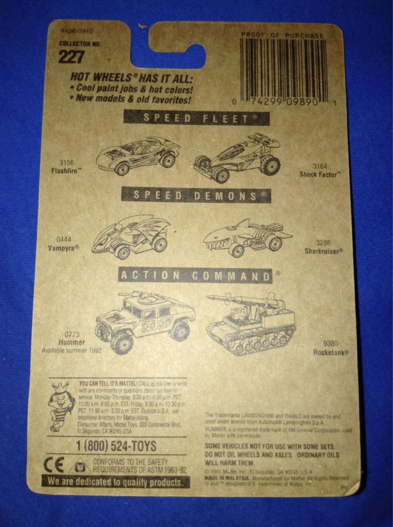 Lamborghini Diablo - Mainline toy car collectible - Main Image 2