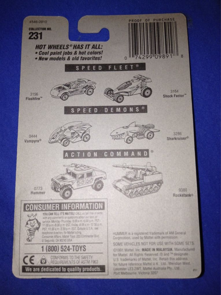 Mini Truck - Blue /White card toy car collectible - Main Image 2