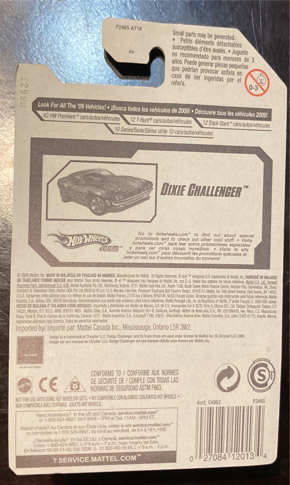 Dixie Challenger - Rebel Rides ‘09 toy car collectible - Main Image 3