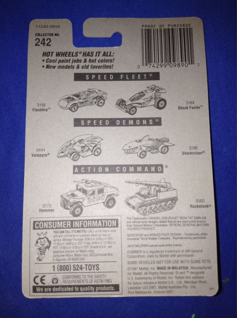 Camaro Race Car - Mainline toy car collectible - Main Image 2