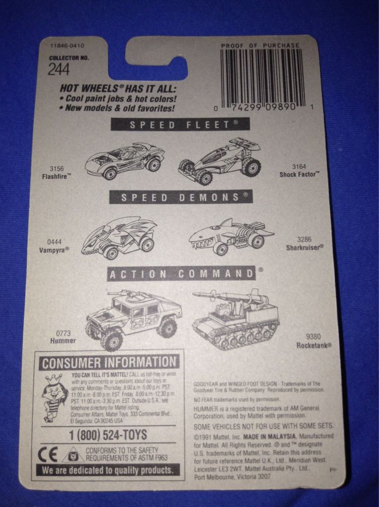 No Fear Race Car - Mainline toy car collectible - Main Image 2