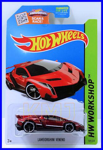 Lamborghini Veneno - HW WORKSHOP toy car collectible - Main Image 2