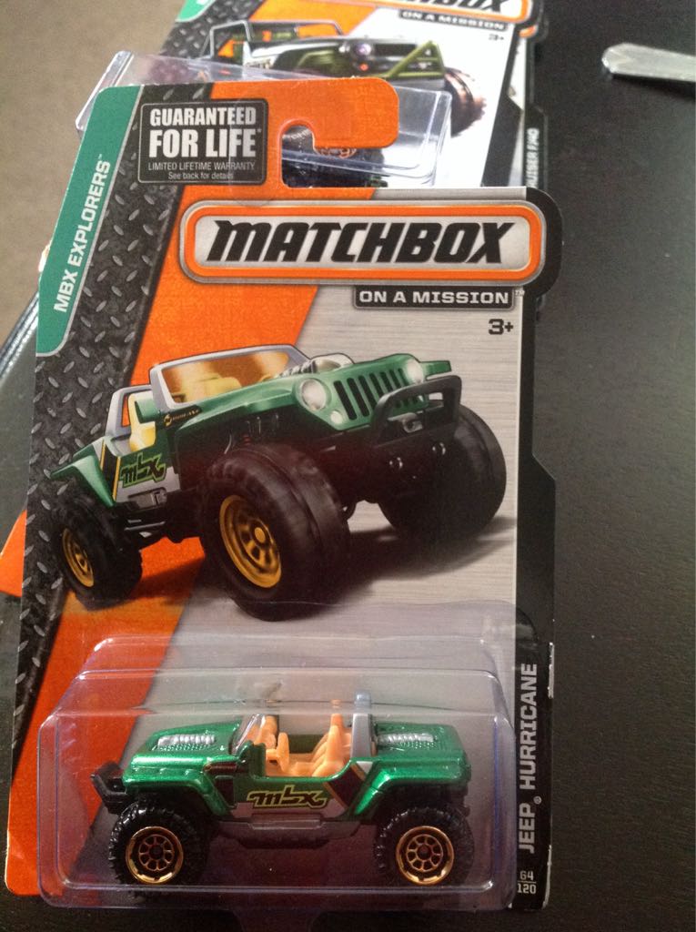 Jeep Hurricane - MBX Explorers toy car collectible - Main Image 1