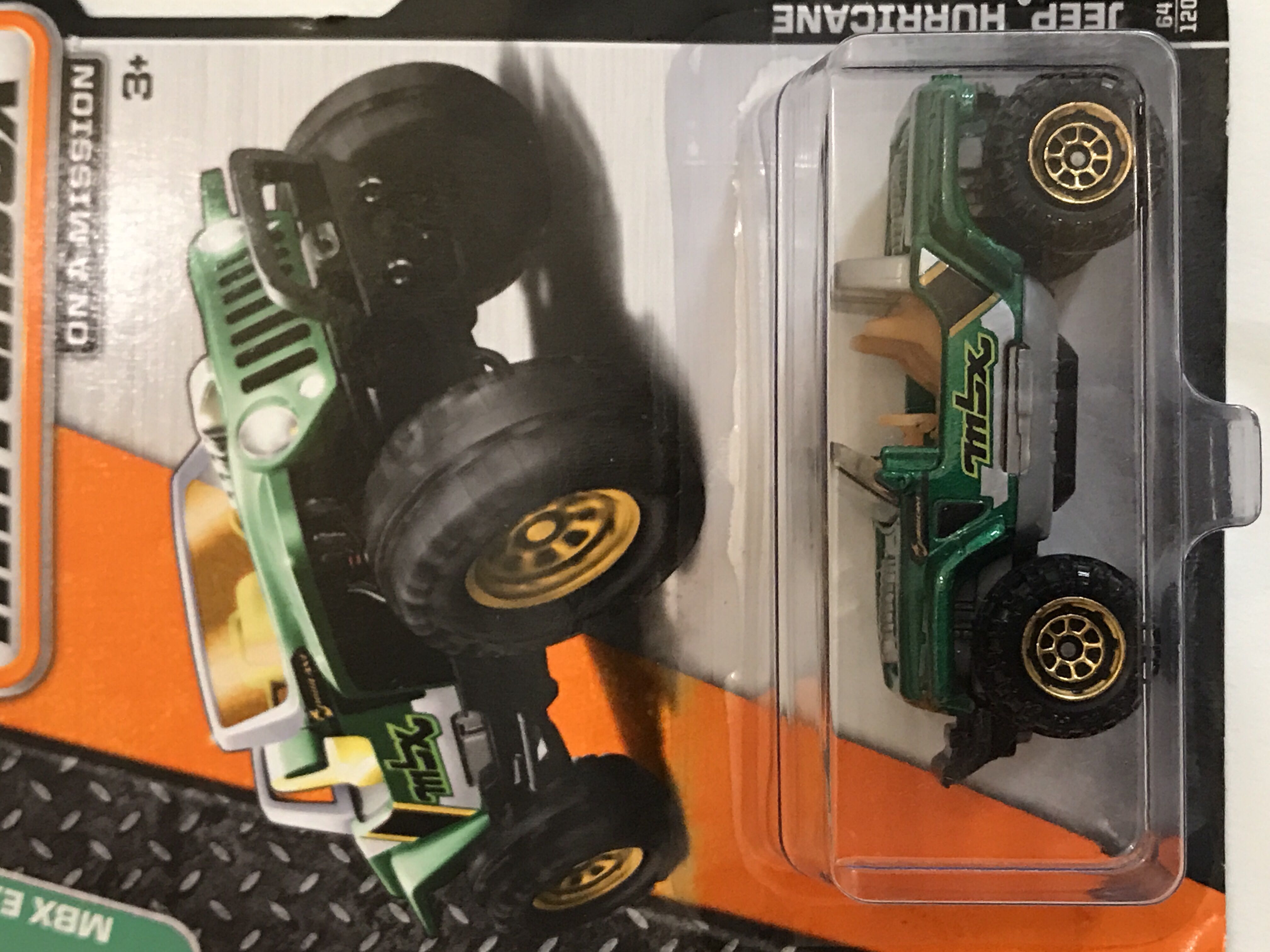 Jeep Hurricane - MBX Explorers toy car collectible - Main Image 3