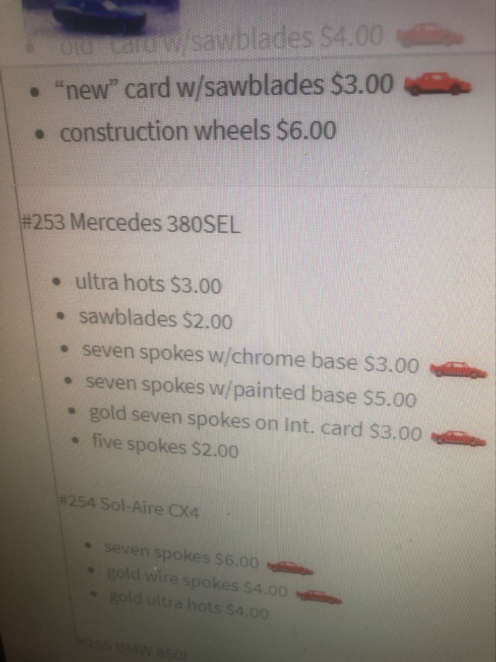 Mercedes 380SEL - Mainline toy car collectible - Main Image 3