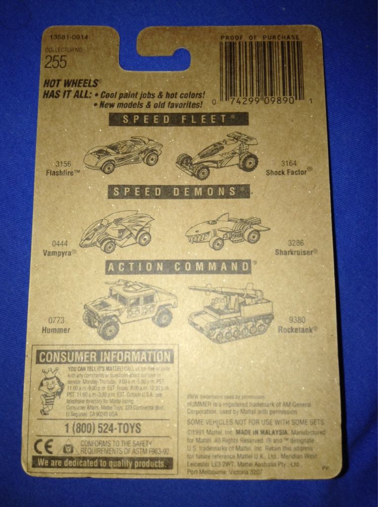 BMW 850i - Gold Medal Speed toy car collectible - Main Image 2