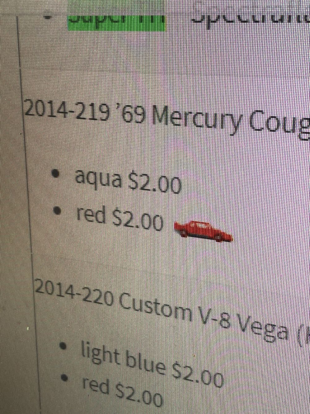 ’69 Mercury Cougar Eliminator - HW WORKSHOP toy car collectible - Main Image 3