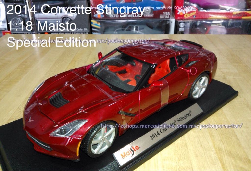 Corvette Stingray - Maisto Special Edition toy car collectible - Main Image 2