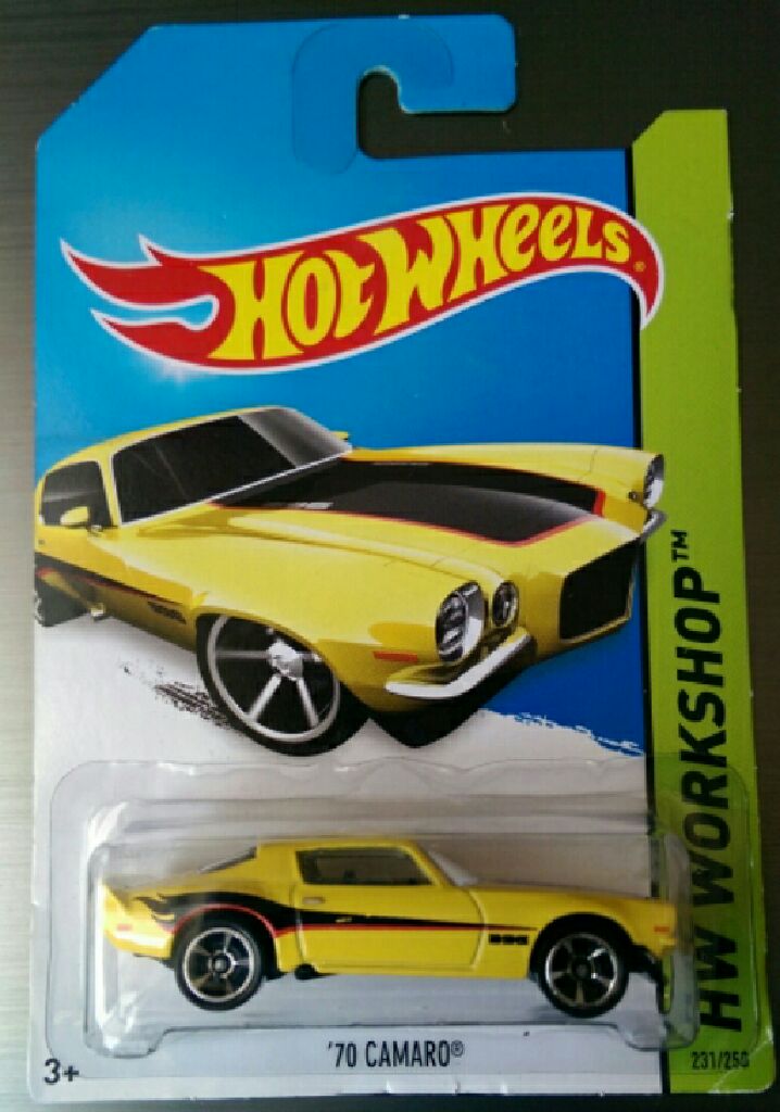 ’70 Camaro - HW WORKSHOP toy car collectible - Main Image 1