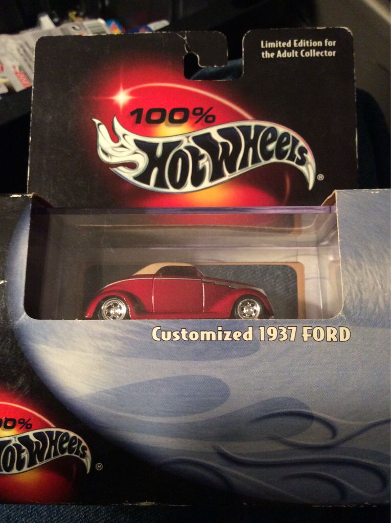 Customized 1937 Ford - 100% Hot Wheels toy car collectible - Main Image 1