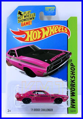 ’71 Dodge Challenger - 2014 HW Workshop toy car collectible - Main Image 2