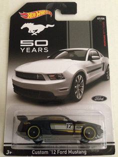 Custom ’12 Ford Mustang - HW Mustang Fifty Years toy car collectible - Main Image 2