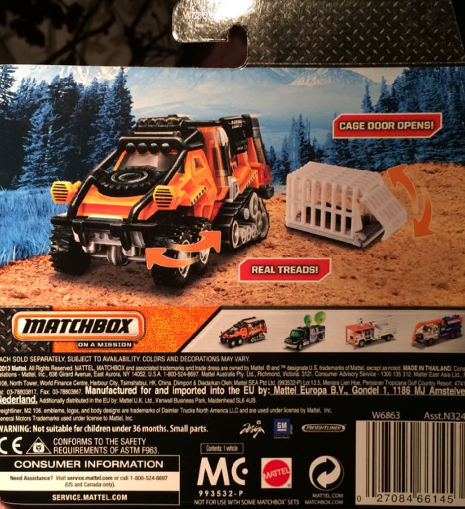 MBX Jungle Expedition Truck - Matchbox - Matchbox - Real Working Rigs toy car collectible - Main Image 2