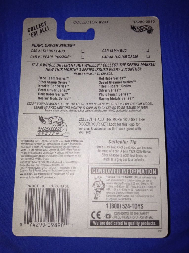 VW Bug - Pearl Driver Series toy car collectible - Main Image 2